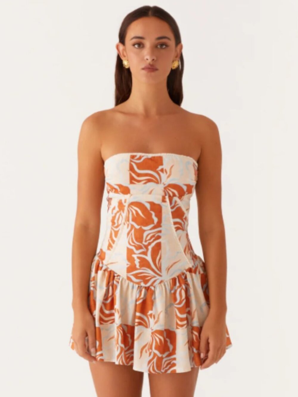 PEPPERMAYO LARNIE LINEN MINI DRESS